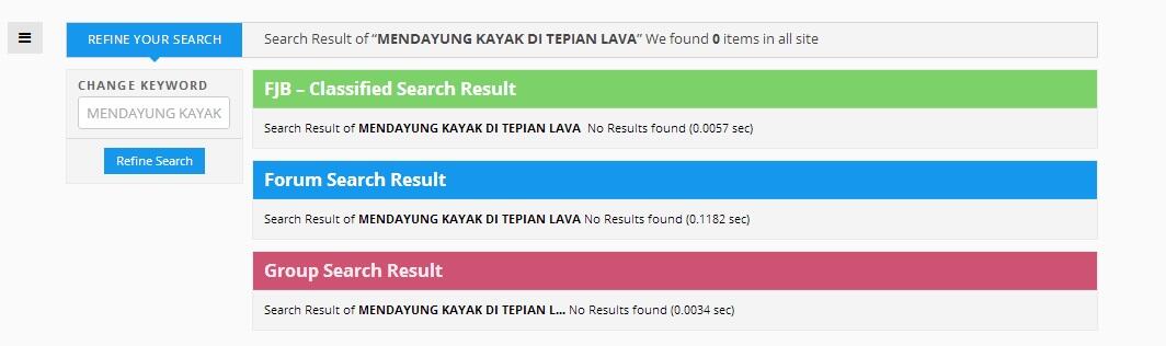 MENDAYUNG KAYAK DI TEPIAN LAVA