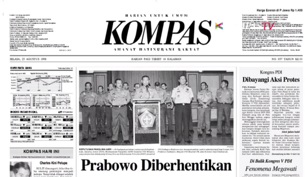 Beberapa fakta-fakta tentang prabowo