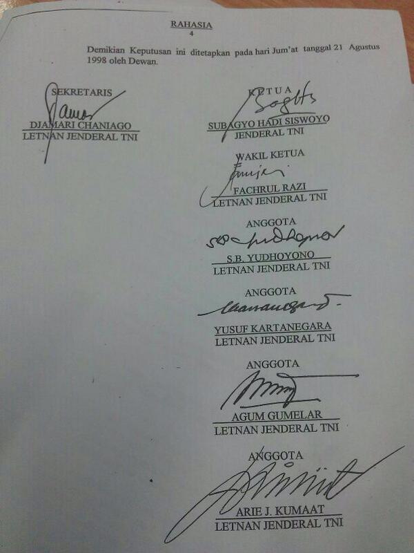 Beberapa fakta-fakta tentang prabowo
