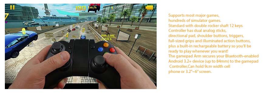 GamePad G910 Wireless Bluetooth for Android,iOS, and more