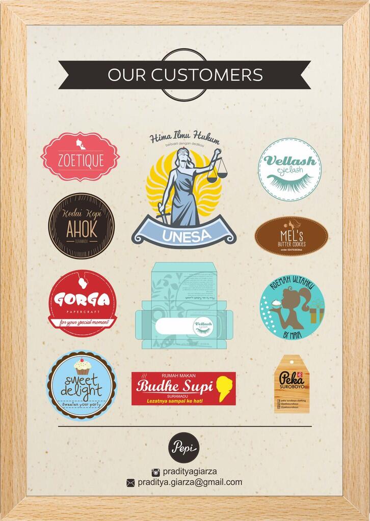 BANTU BUATIN DESAIN LOGO & PACKAGING untuk boutique, clothing store, online shop dll