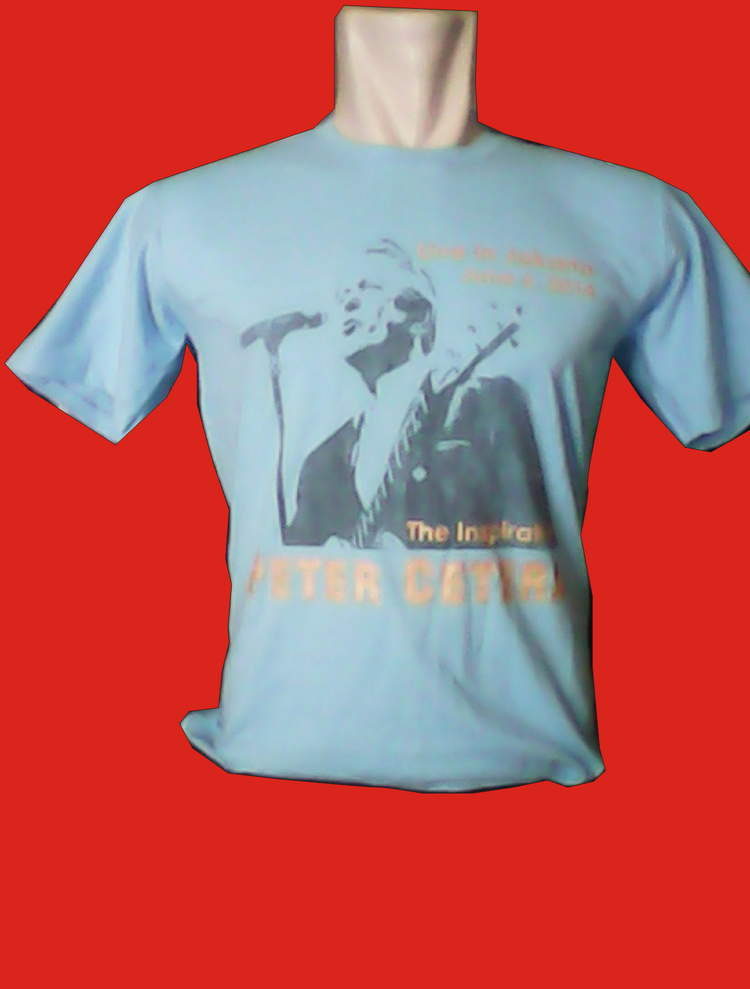 WTS Kaos Konser Peter Cetera