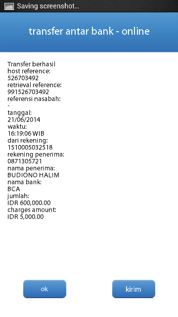 lapor PENIPUAN a.n. Budiono Halim