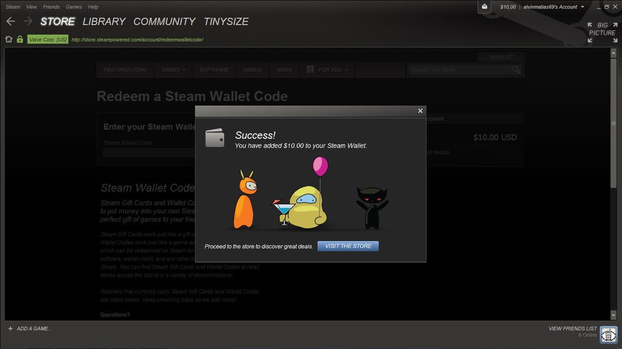 Steam Wallet Card | Redeem Code