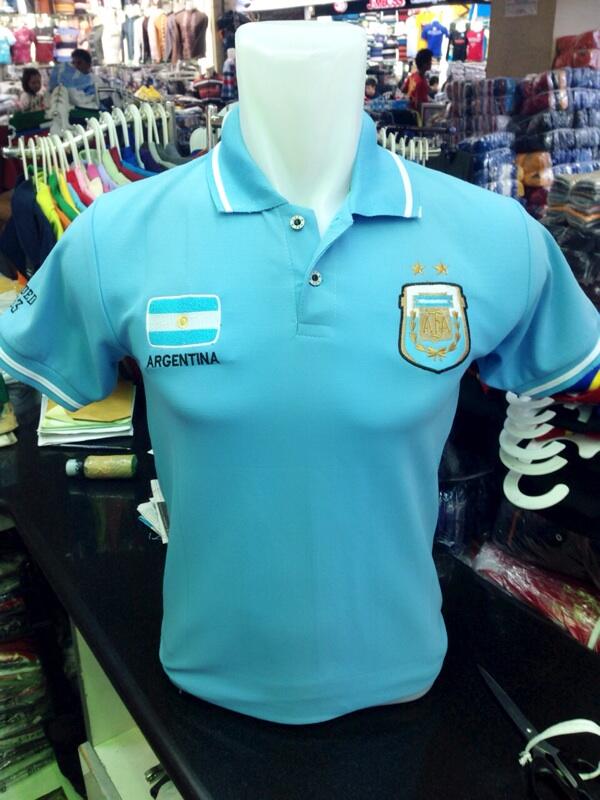 POLOSHIRT WORLD CUP 2014 BRAZIL ARGEN BELANDA