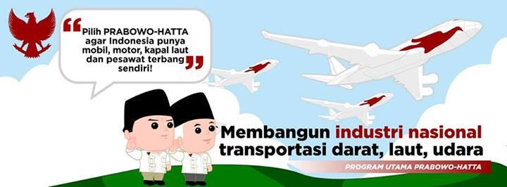 &#91;WE ARE ONE&#93; Pilih Prabowo - Hatta agar......