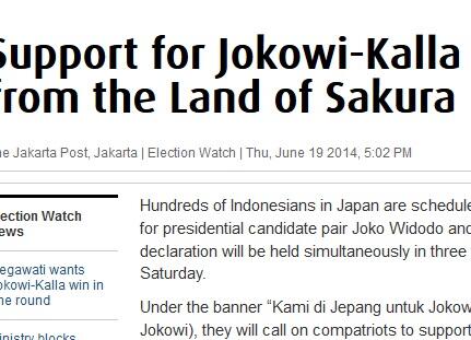 JOKOWI. Dukungan pelajar dan warga di luar negri untukmu!!