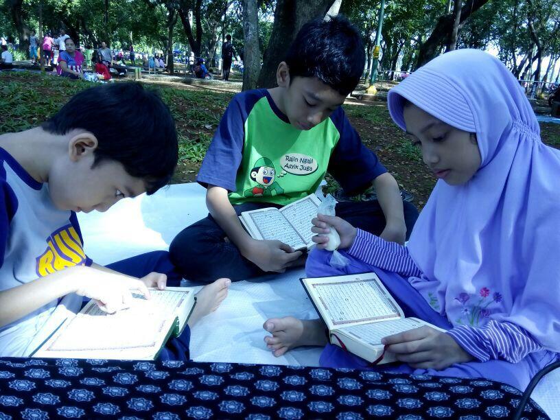 bergetar melihat semangat adik-adik atau anak-anak kita ini