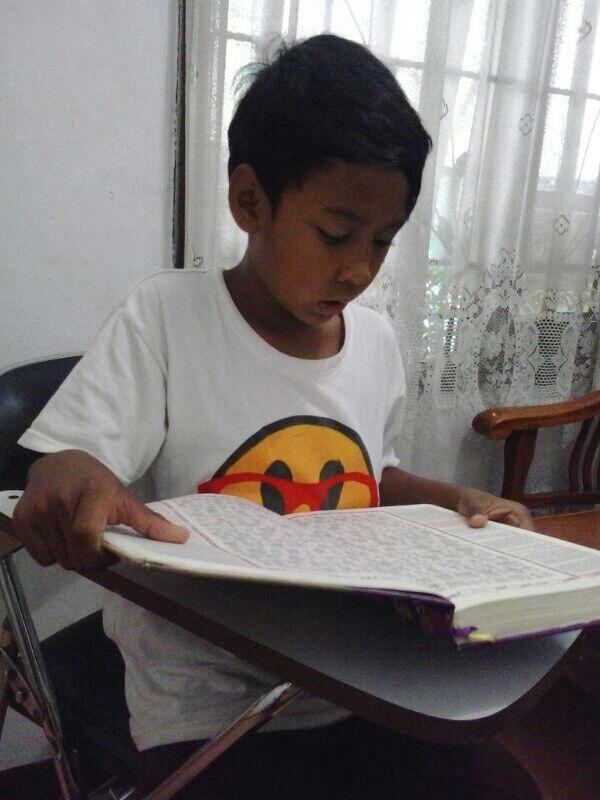 bergetar melihat semangat adik-adik atau anak-anak kita ini