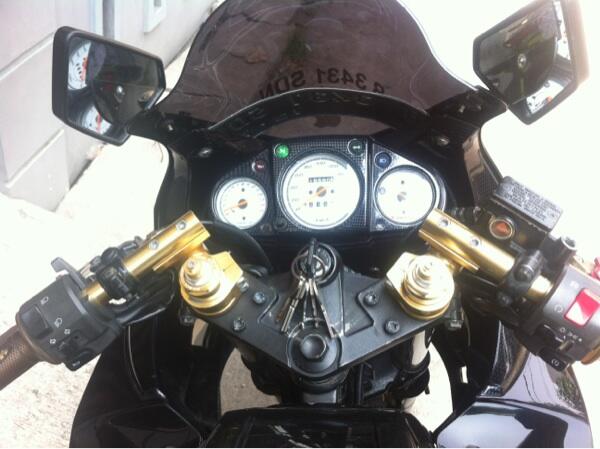 Ninja 250 R (black gold) modif 2011