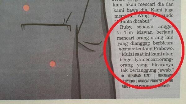 &#91;seremmm&#93; Tim Prabowo: Ancaman Mantan Anggota Tim Mawar Sikap Pribadi 