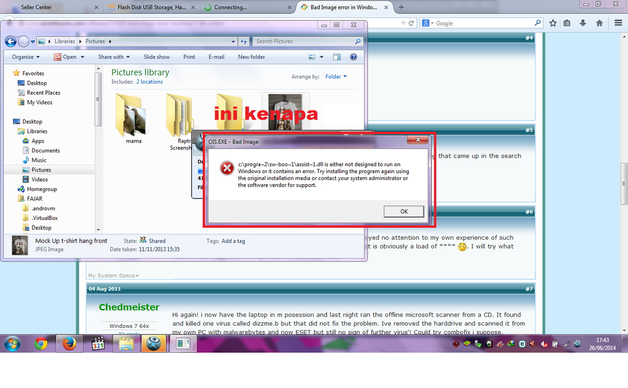 tanya help koputer ane kena bad image virus ?