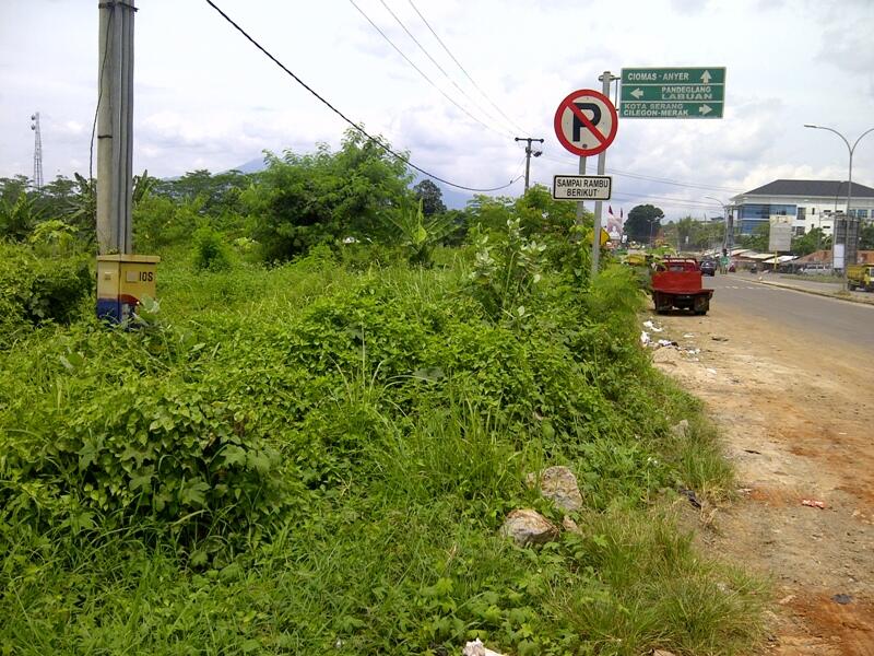 jual tanah pinggir jalan di serang banten