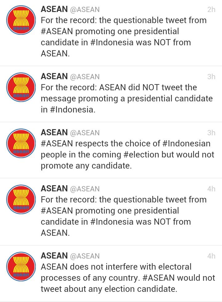 Akun Twitter @ASEAN Diretas?