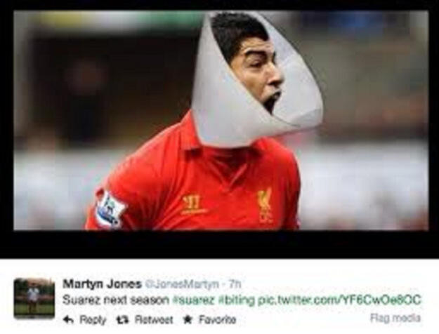 &#91;Ngakak&#93; Meme Suarez menggigit pemain Italia ramai di media sosial