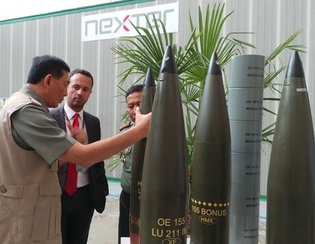 Ini Dia Amunisi Meriam Caesar 155 yang akan Diproduksi PT Pindad