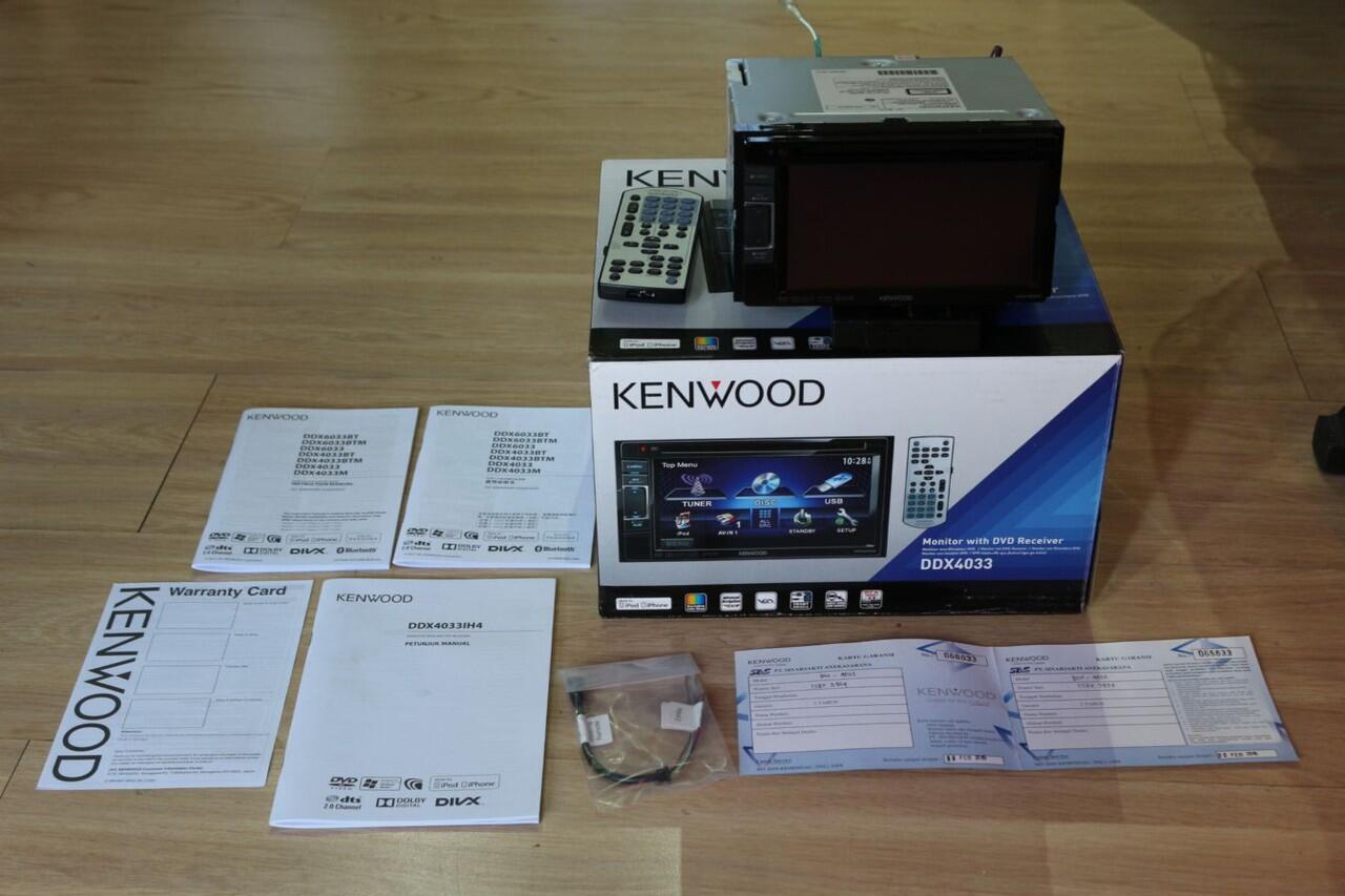 WTS Kenwood 2Din DDX4033 Baru 4 bulan, Masih Garansi!!!