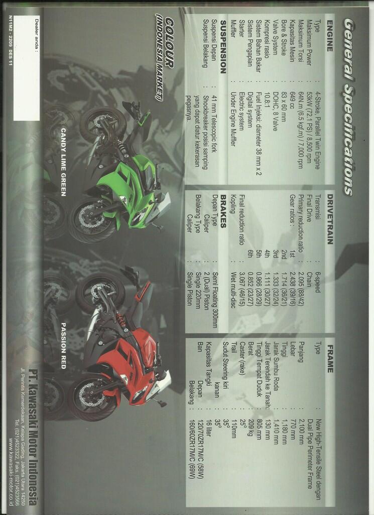Kawasaki Promo Cicilan 0% ER6N&N650 Non ABS