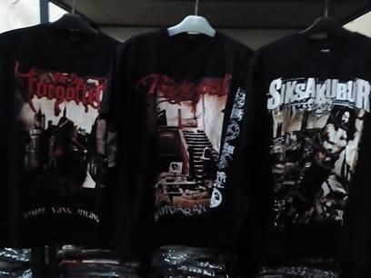 KAOS METAL BAND LOKAL TERMURAH