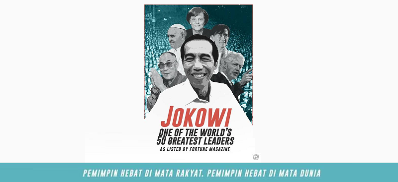 Jokowi Terpilih Sebagai Pemimpin Terhebat Versi Majalah Fortune
