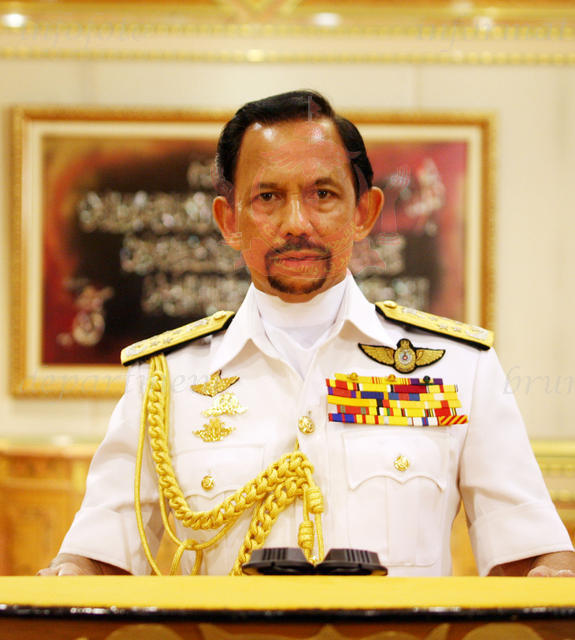 Raja raja dari seluruh dunia berserta keluarganya