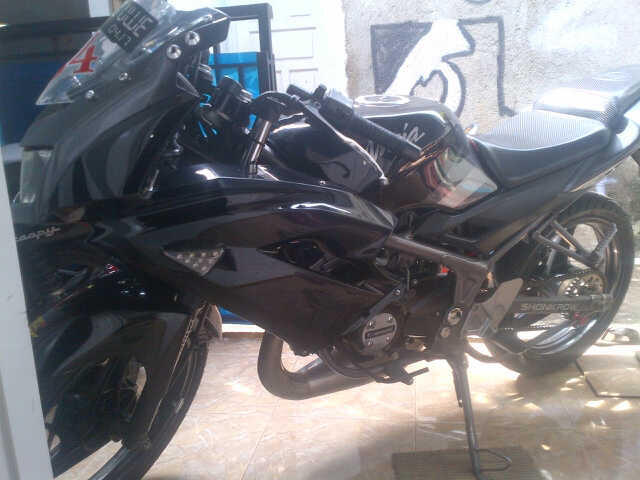 NINJA RR FACELIFT 2012 HITAM#####