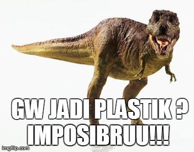 Tahukah agan klo Plastik dari Dinosaurus?