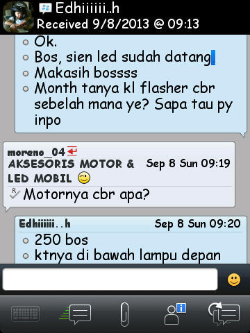 Jual Aneka lampu sein led motor..bandung
