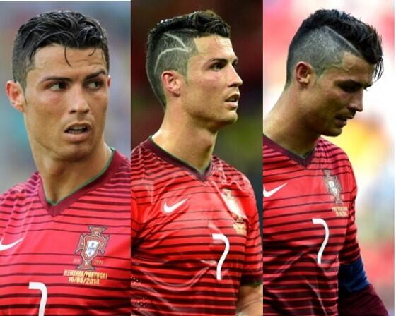 HAHAHA! Ronaldo: 1 Assist, 1 Gol (dan 3 Gaya Rambut)