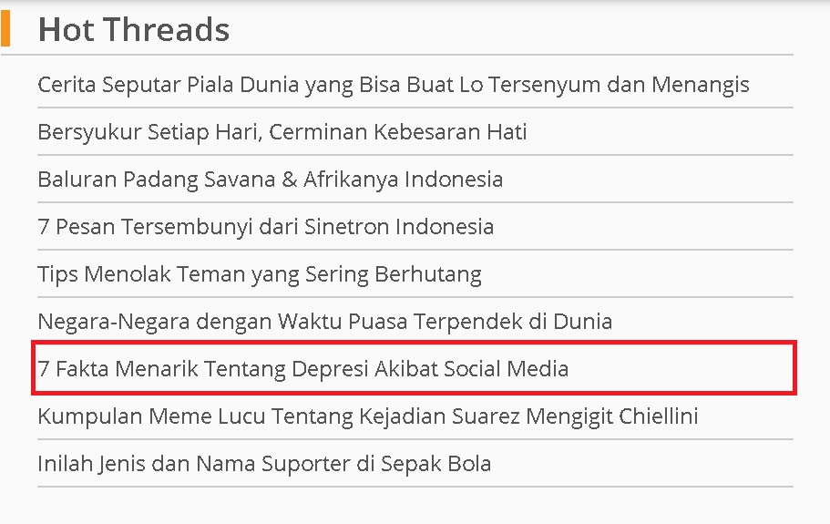 7 Fakta Menarik Tentang Depresi Akibat Social Media