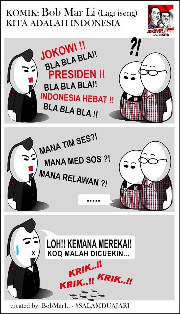 (KOMIK) BOB MAR Li DUKUNG JOKOWI