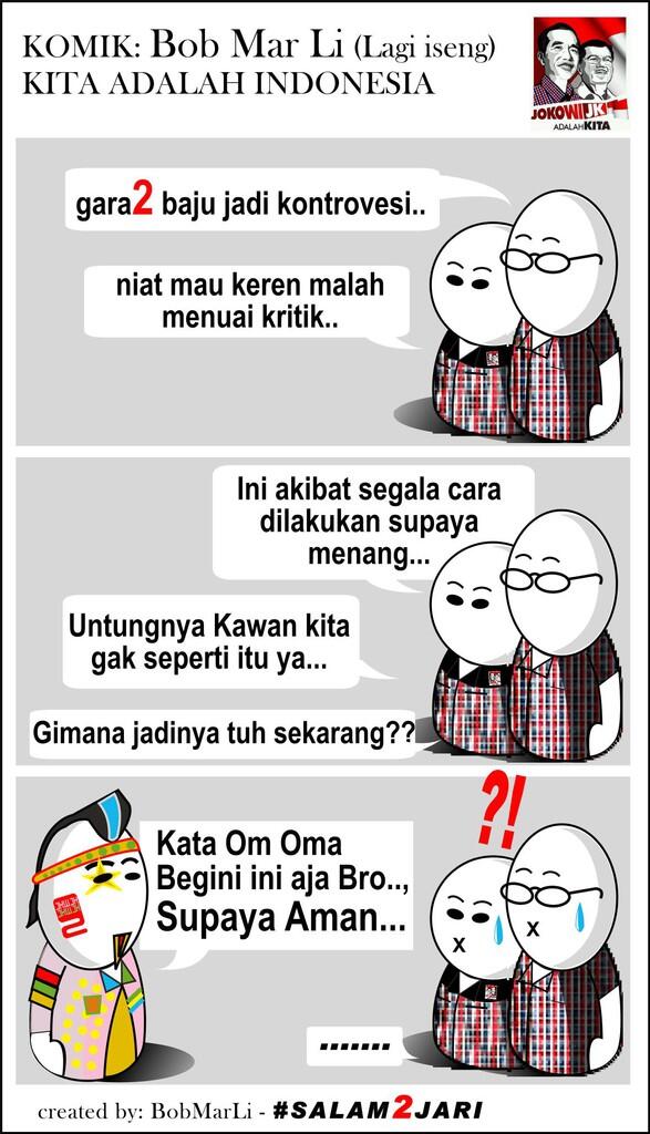 (KOMIK) BOB MAR Li DUKUNG JOKOWI