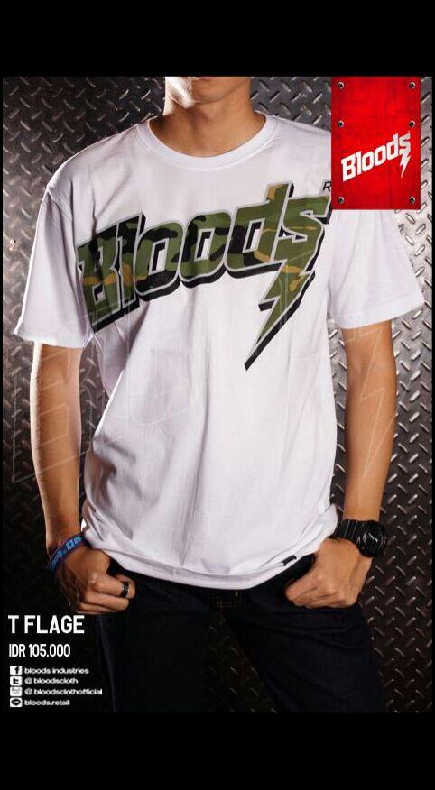 Baju distro BLOODS 90rb masuk gan