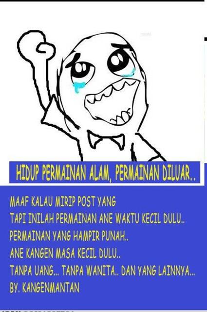 MASA KECIL YANG TAKTERLUPAKAN