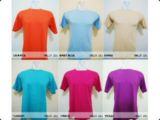 kaos polos cotton combed