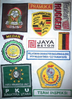 bordir logo sekolah, tempah seragam kerja, bordir kaos, bordir handuk
