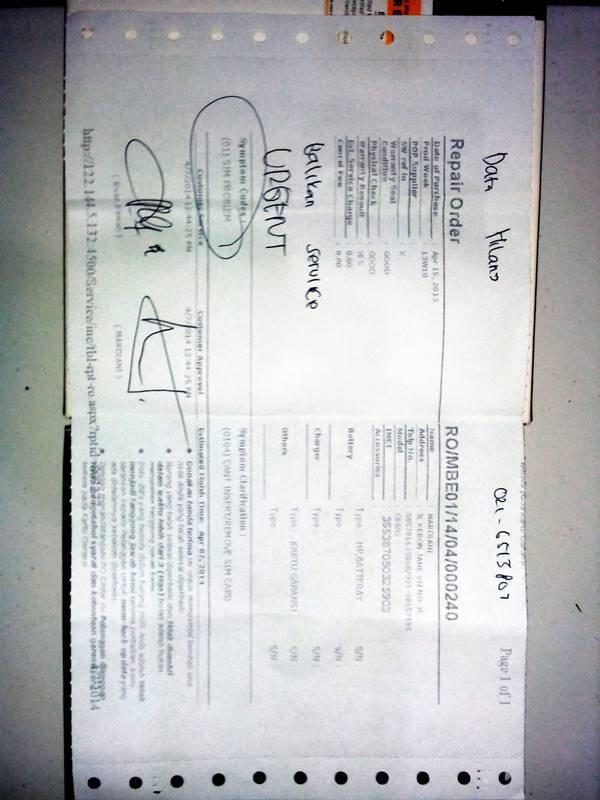 KECEWA DENGAN SONY SERVICE CENTER! GA ADA KABAR BERBULAN BULAN