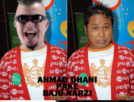 AHMAD DHANI PAKE BAJU NARZI