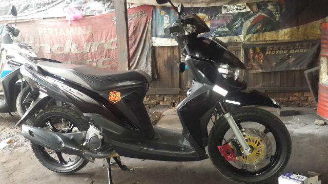 JUAL YAMAHA MIO SOUL GT 2013 HITAM BAGUS MURAH!!