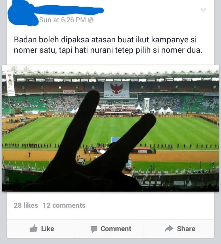 |Satu Lagi Kampanye Wowo Sepi| Tanpa Sebab Jelas, Deklarasi Buruh untuk Prabowo Batal