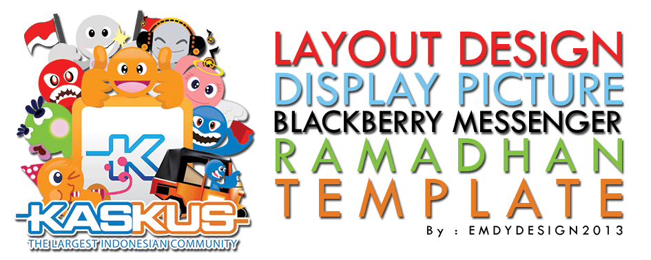 Layout Design DP BBM Ramadhan Template KASKUS Version
