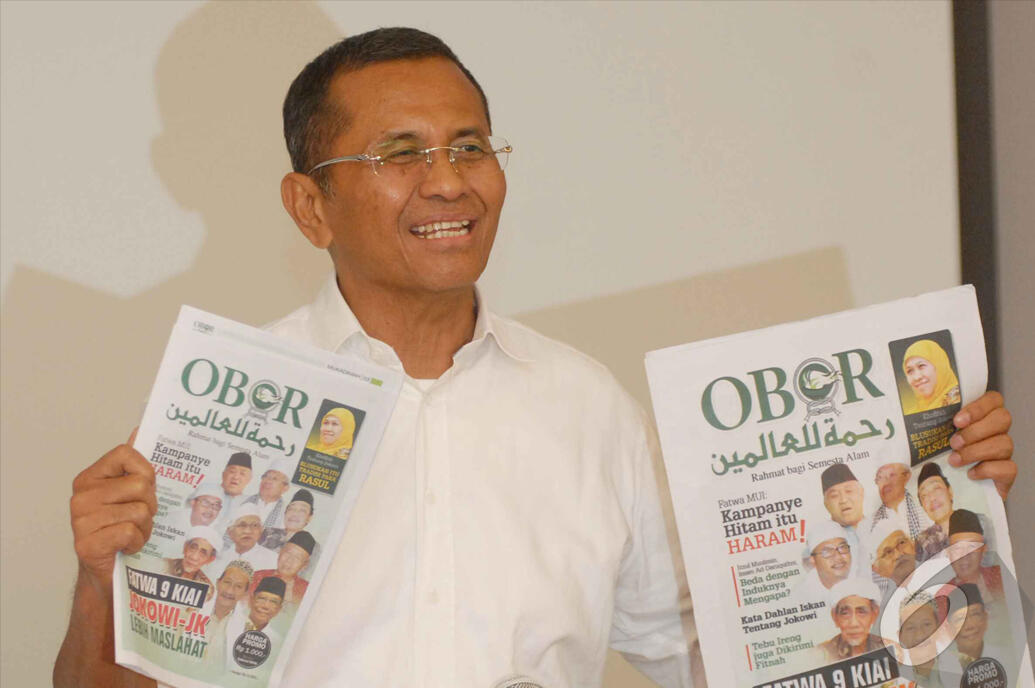 Dahlan Iskan Cetak Tabloid Obor Rahmatan Lil Alamin ( Org baik pasti byk yg bantu )