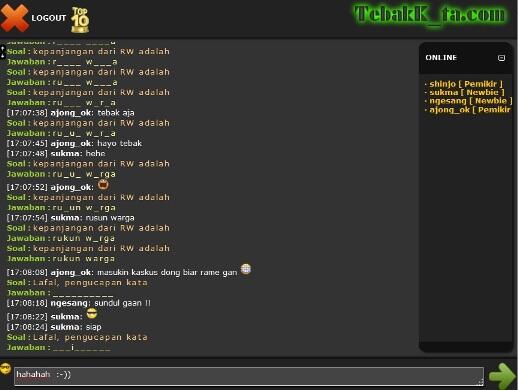 &#91;Web Base Game&#93; Kuis TebakKata 