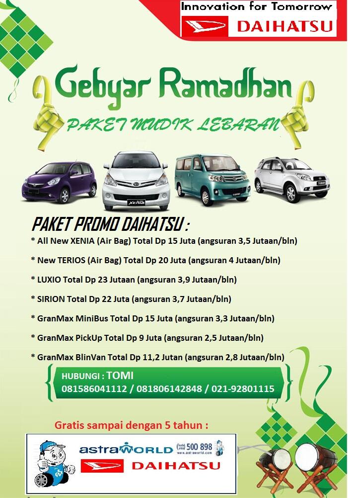 PROMO DAIHATSU KETUPAT RAMADHAN