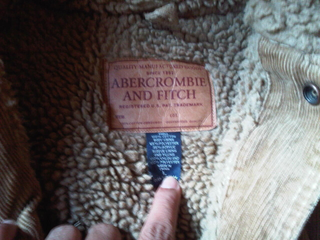 Jaket Musim Dingin Abercrombie dan Vest French Army