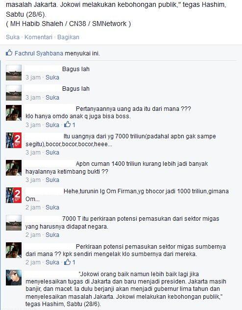 Fans Prabowo Masuk!! Fans Jokowi juga boleh deh