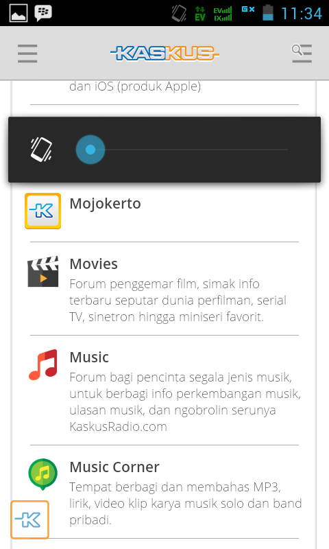 Tanya tentang efek slide menu