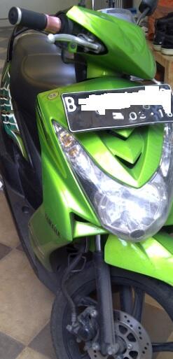 Jual Motor Yamaha Mio Soul Hijau Tahun 2011 Terawat