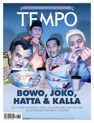 Majalah TEMPO — Edisi Khusus, 30 Juni 2014 (Bowo, Joko, Hatta & Kalla)