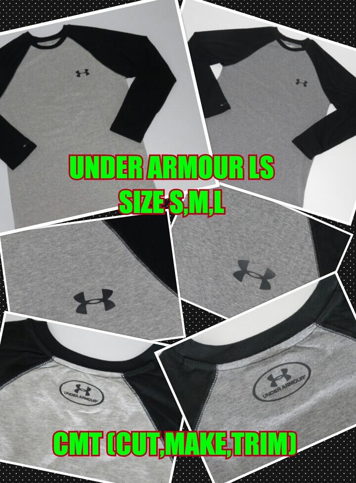 KAOS under armour tank top & lengan panjang kualitas CMT (cut,make,trim) murahhh